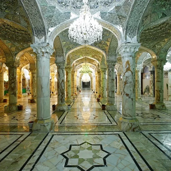 The shrine of hazrat Zahra in Najaf Iraq 600x600